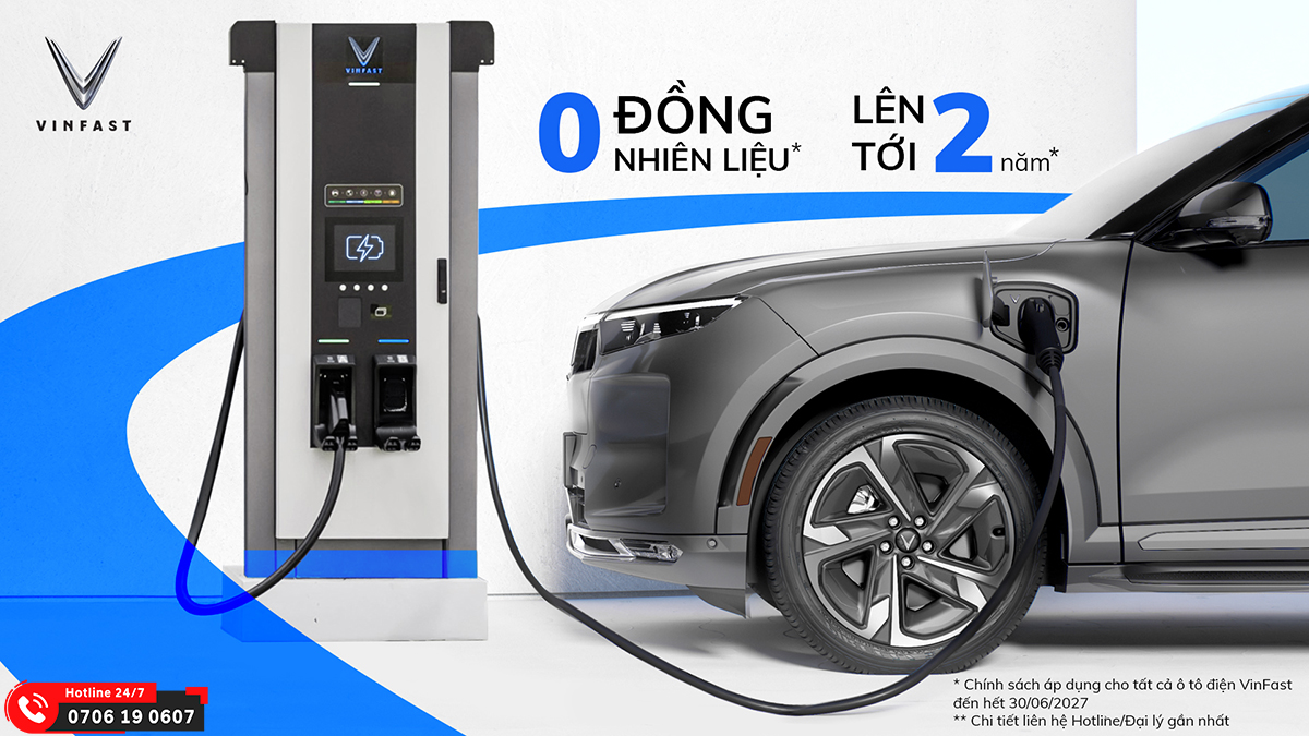 Miễn phí sạc điện